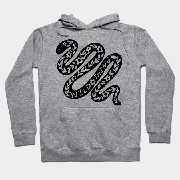 Wild Thing Snake - 1 color Hoodie by mkeeley